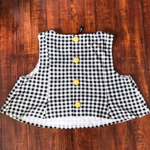 TORRID RETRO CHIC GINGHAM SWING TANK TOP